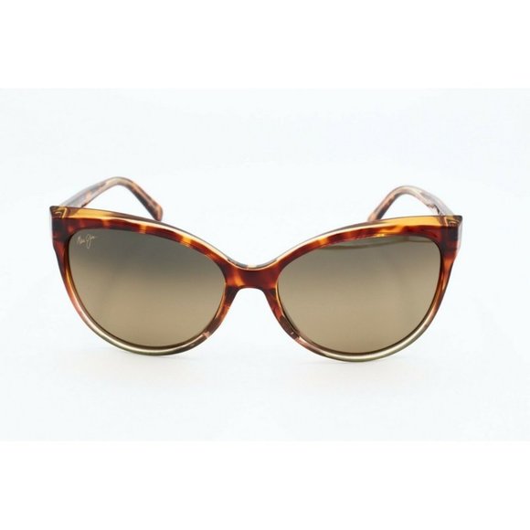 Maui Jim Olu Olu MJ 537-10A Cat Eye Tortoise Sunglasses Polarized Brown A main image 4
